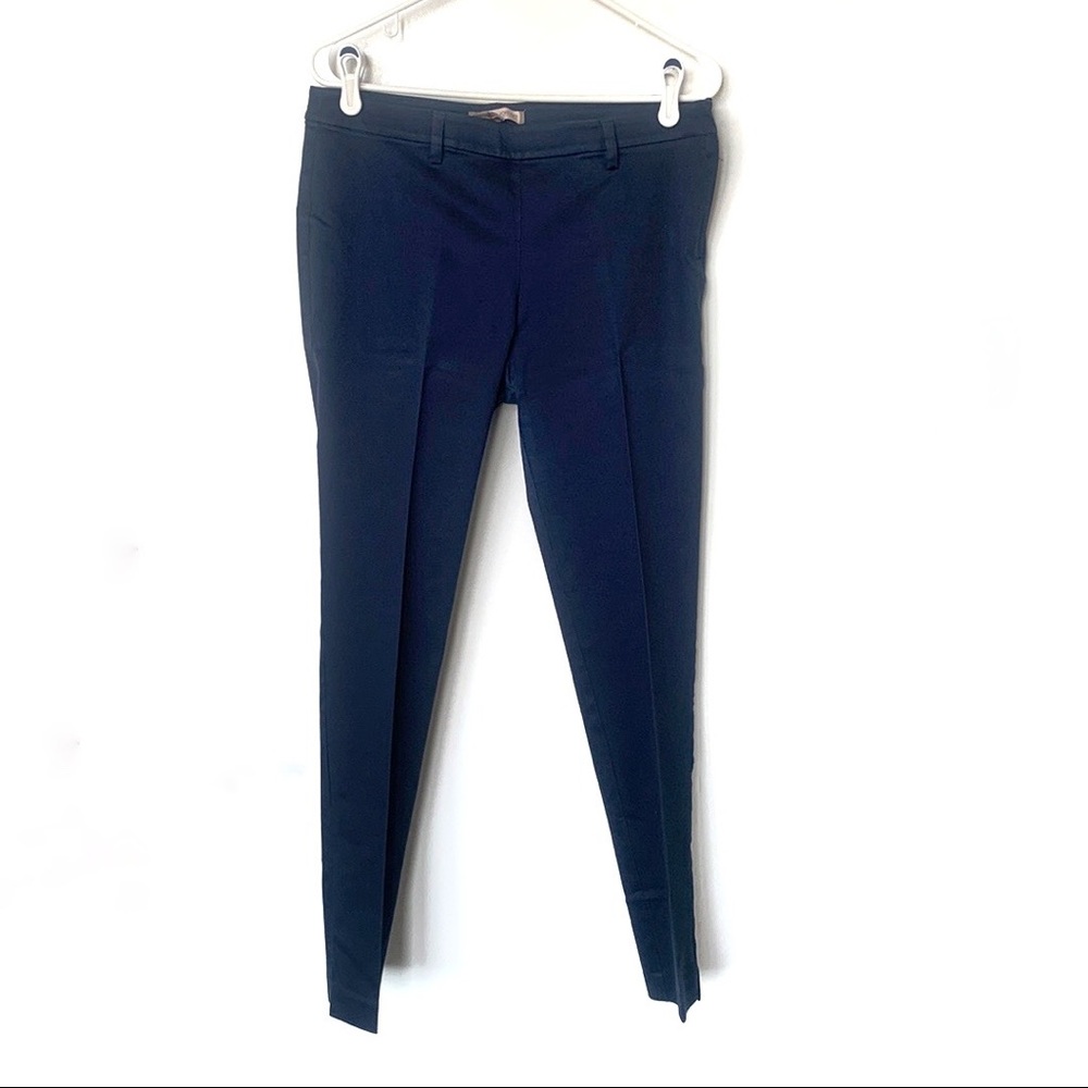 Forever 21 Contemporary Navy Stretchy Ankle Dress Pants Slim Workwear Size 10